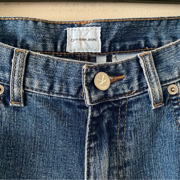 Calvin klein jeans flare leg medium dark denim - Picture 8 of 10
